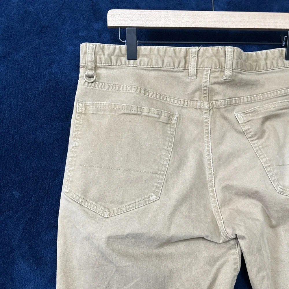 The North Face‎ Mens Straight Leg Jeans Size 35 Khaki Outdoors Camping Preppy